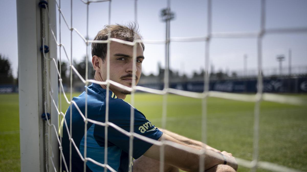 Francho Serrano, en la Ciudad Deportiva.