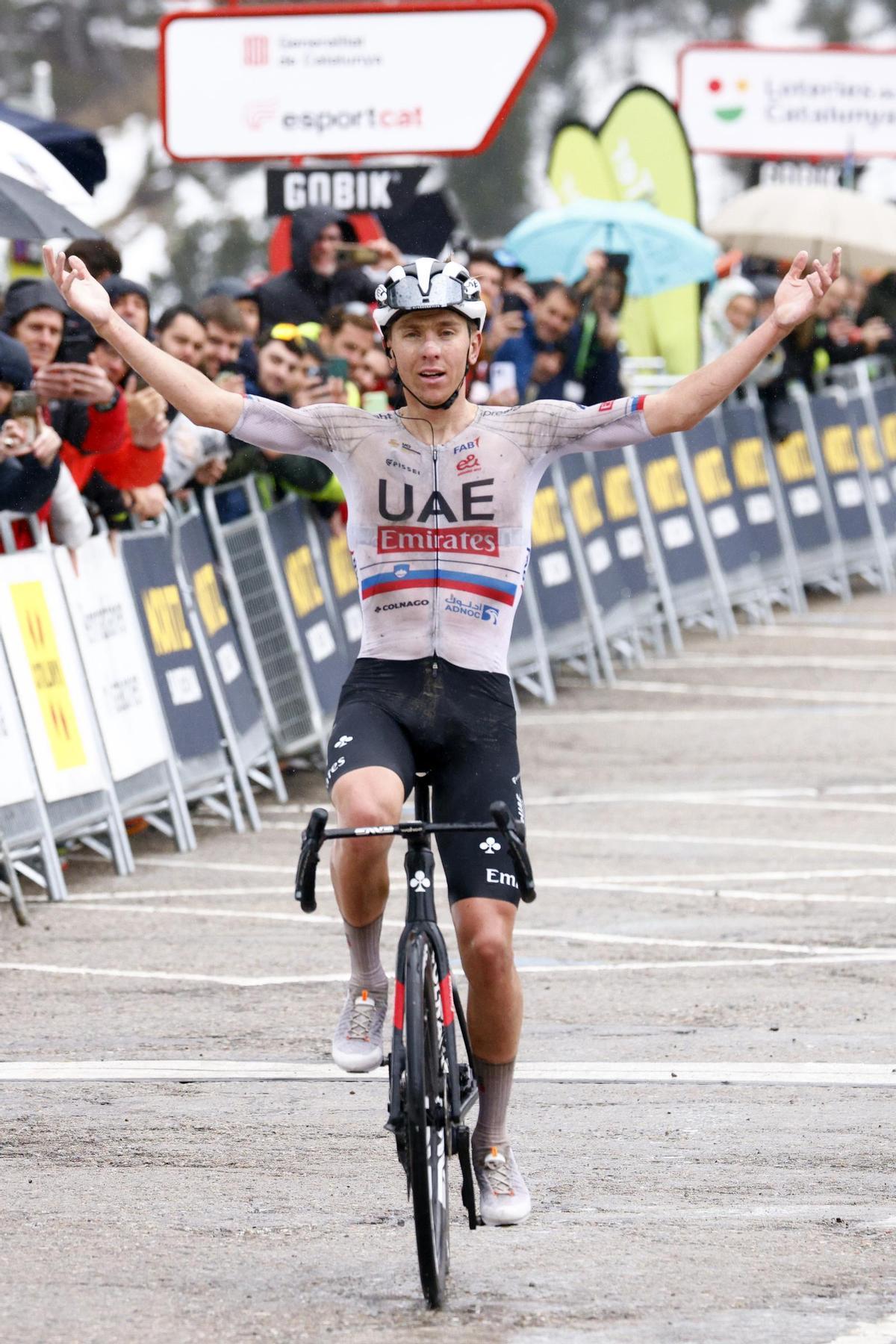 Pogacar s'imposa en solitari la segona etapa de la Volta Ciclista a Catalunya Pogacar s'imposa en solitari la segona etapa de la Volta Ciclista a Catalunya