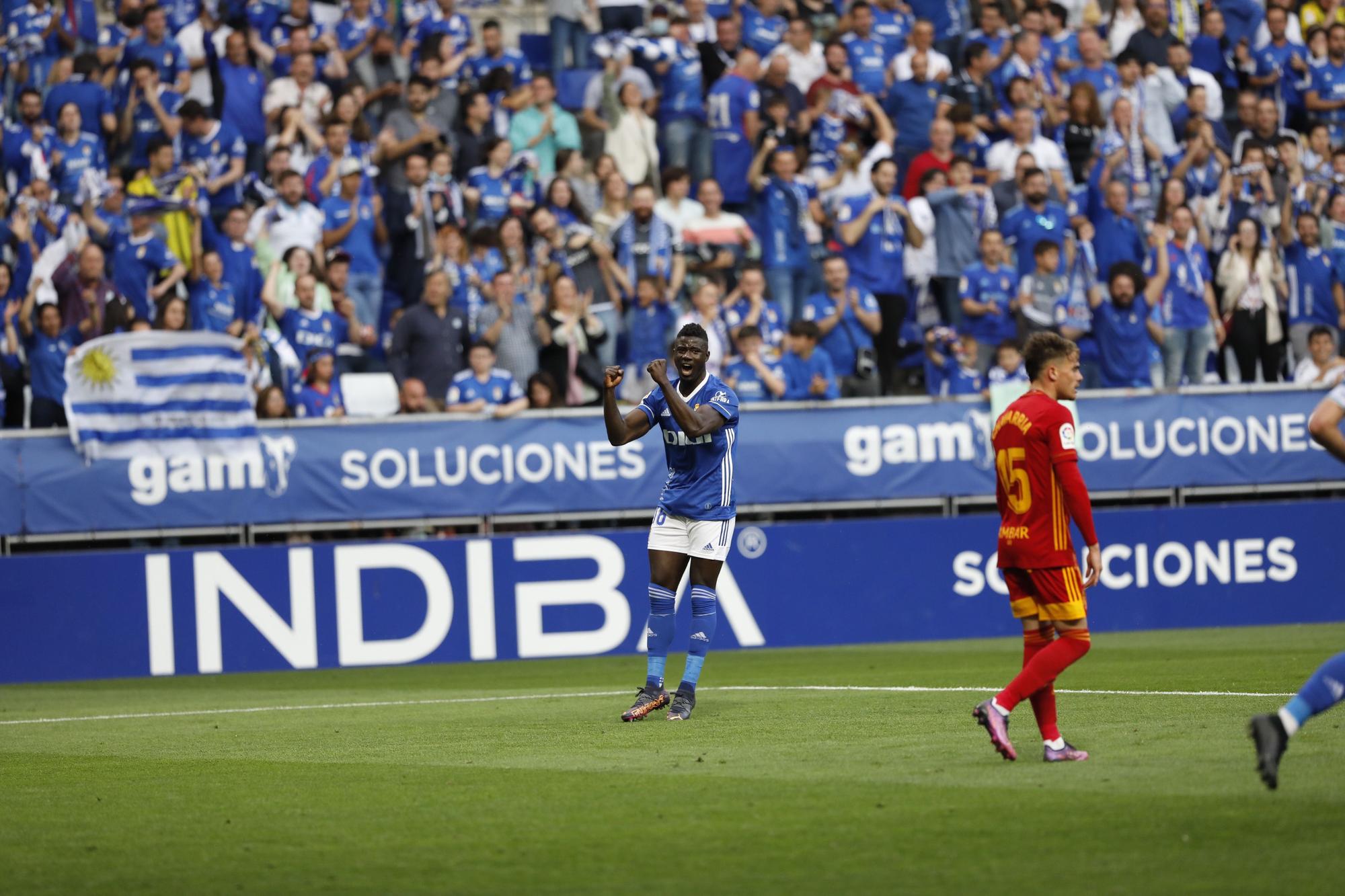 Real Oviedo - Zaragoza, en imágenes