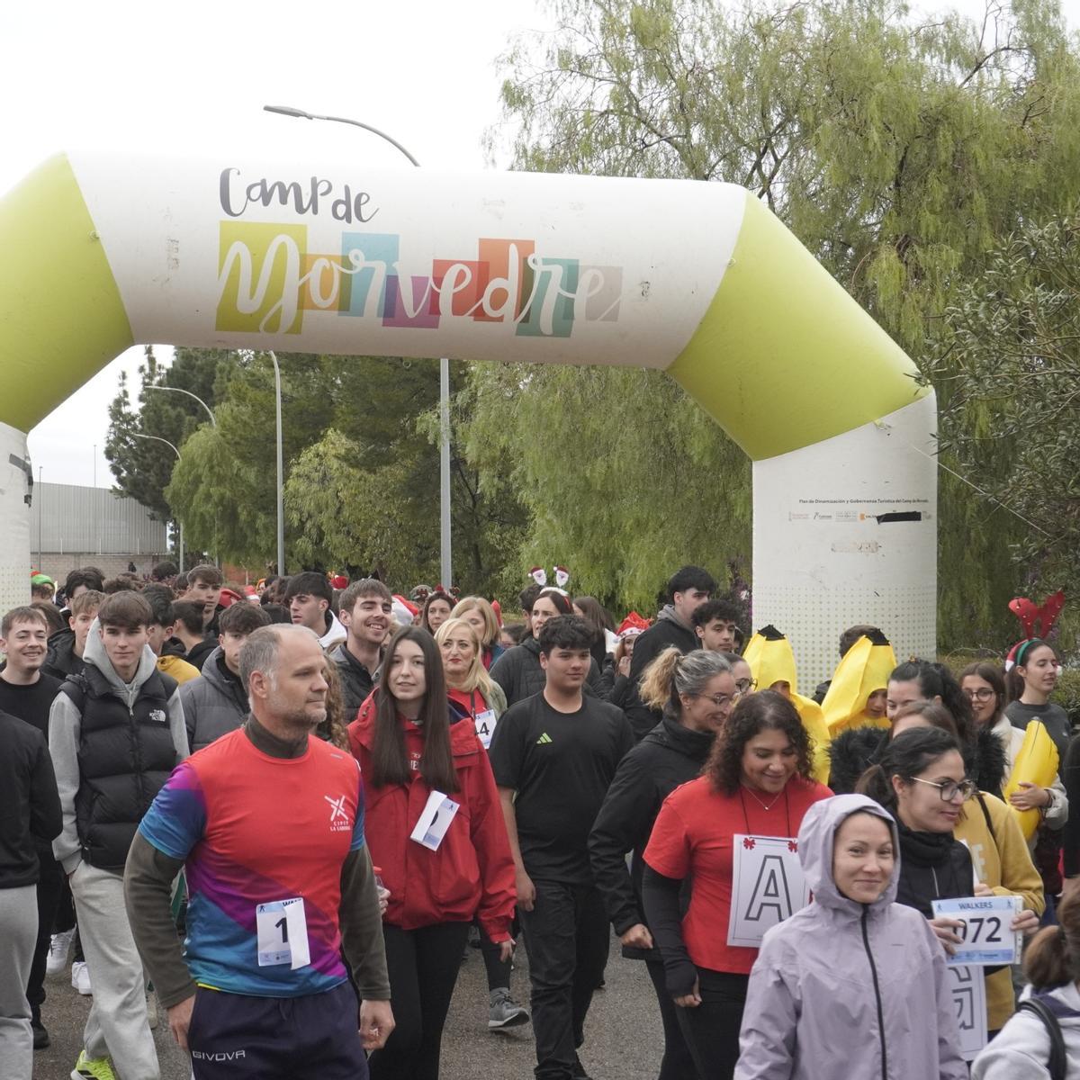 Participantes en la San Silvestre.