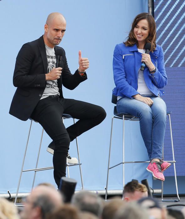 Presentació de Pep Guardiola com a entrenador del Manchester City