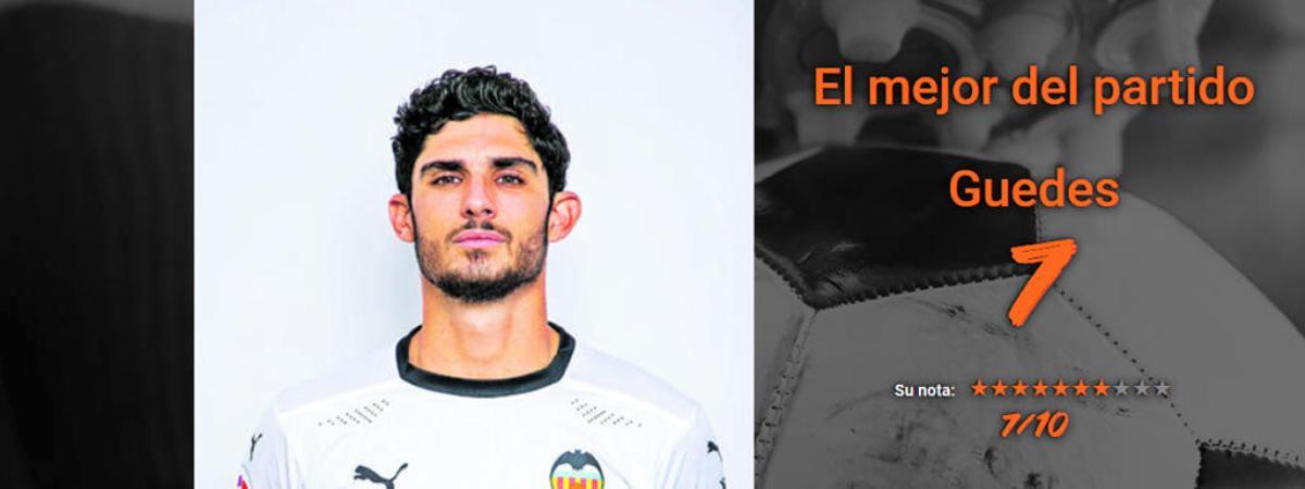 Guedes rescata al Valencia