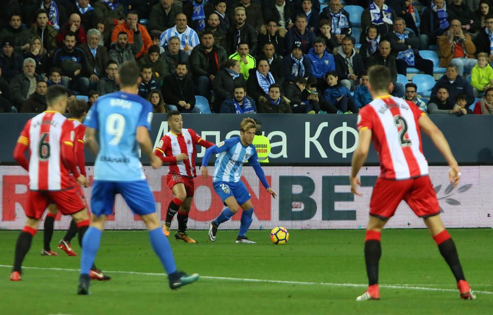 Les millors imatges del Màlaga - Girona (0-0)