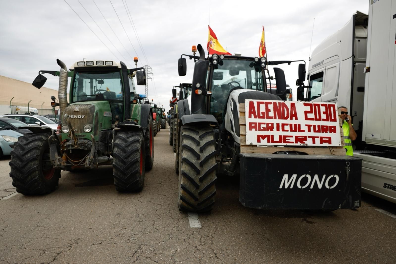 EN IMÁGENES | Decimosexto día de tractoradas en Aragón