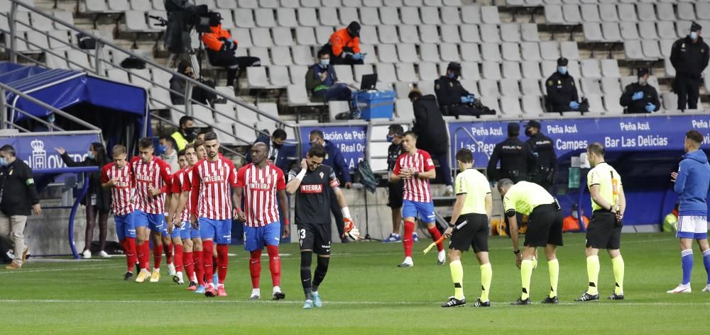 Derbi Real Oviedo-Sporting: El derbi asturiano en imágenes