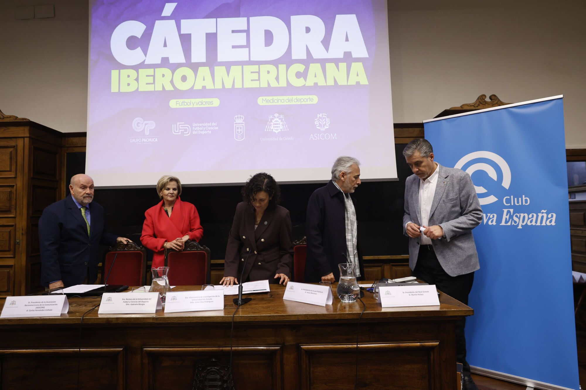 Así fue la Cátedra Iberoamericana de Fútbol y Valores en la que participó el Real Oviedo