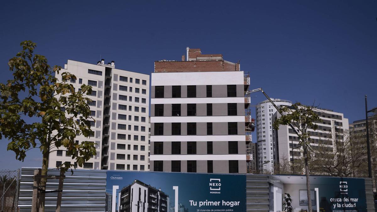 Construcción de viviendas de obra nueva en el PAI de Moreras.