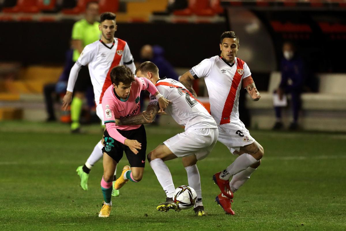 La incomprensible samarreta del Barça a Vallecas La incomprensible samarreta del Barça a Vallecas