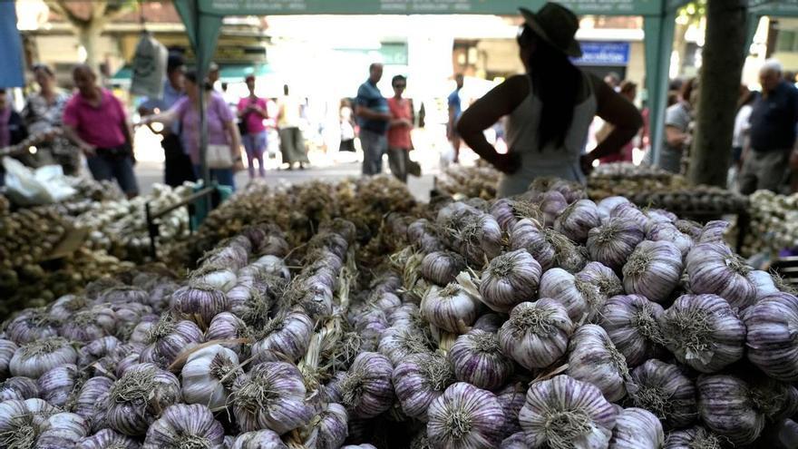 La Feria del Ajo inunda las Tres Cruces de Zamora, ¿ya has comprado tu ristra?