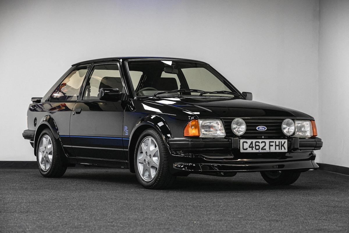 El Ford Escort RS Turbo S1 de 1985 que condujo Lady Di.