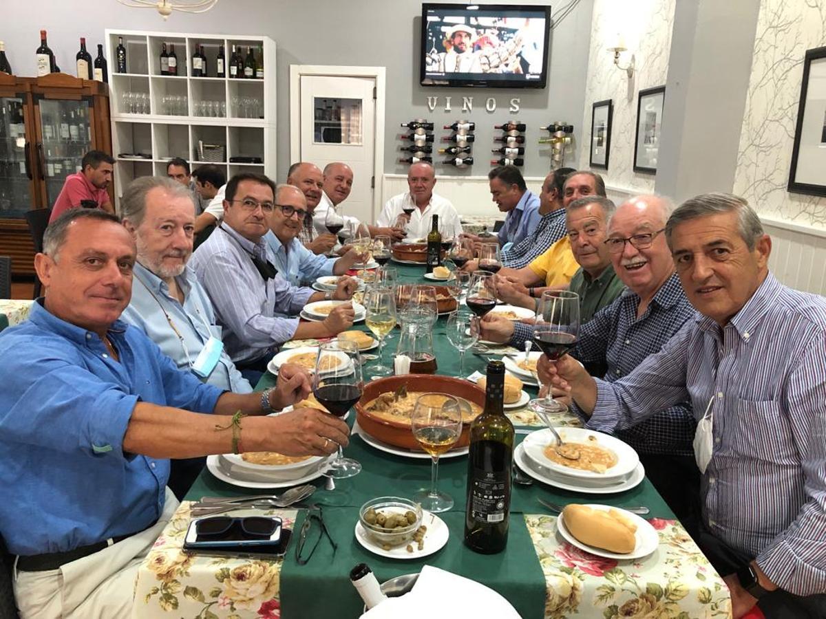 Integrantes de La Cuadrilla del Arte, en una de sus últimas reuniones.