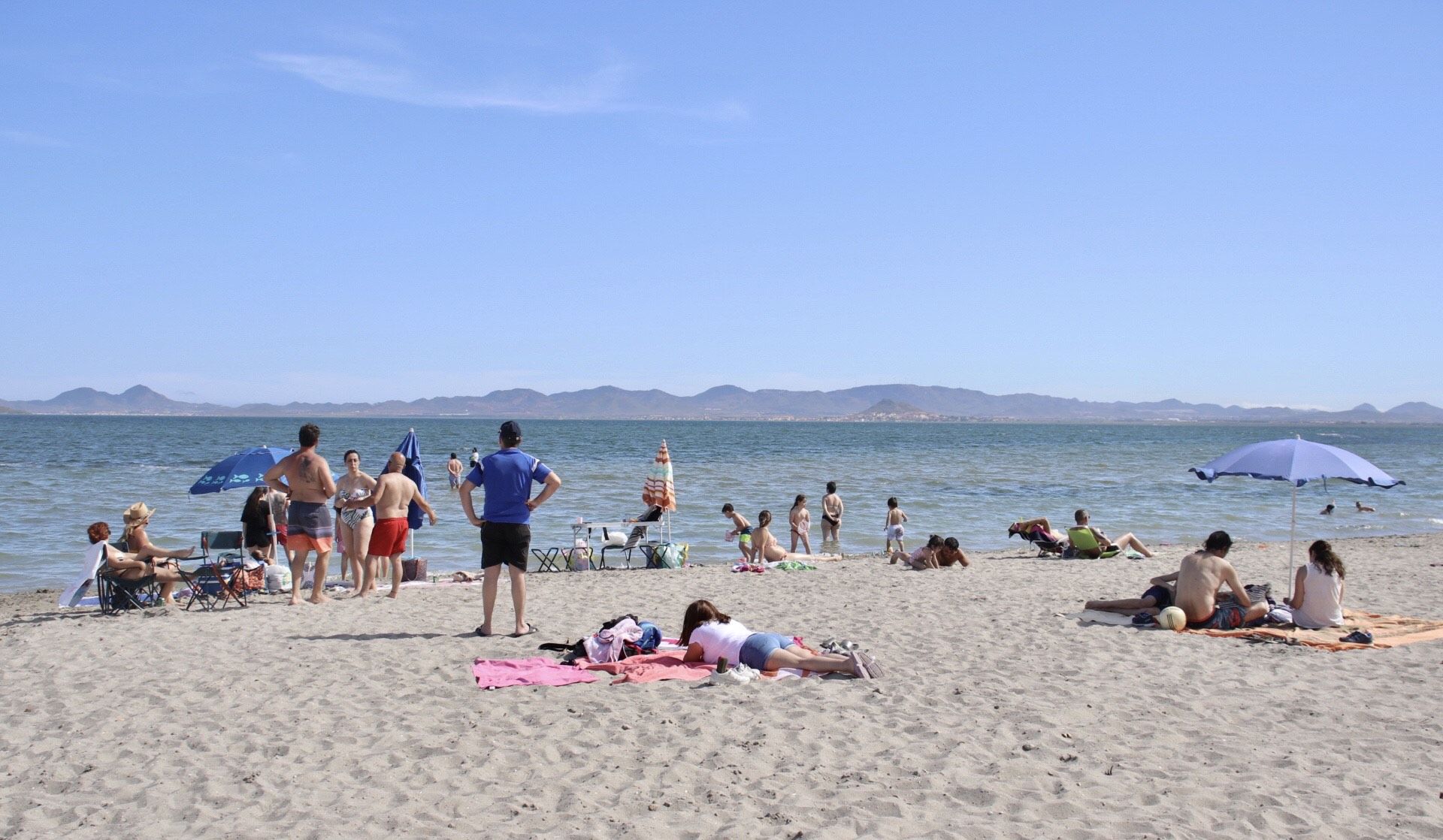 Así están las playas del Mar Menor en el primer fin de semana sin cierre perimetral