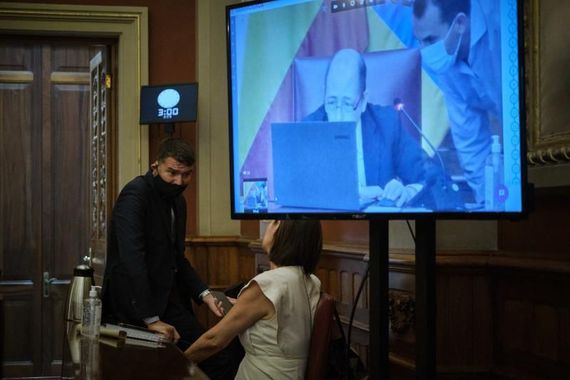 Pleno Sesión Ordinaria + Extraordinario Ayuntamiento de Santa Cruz de Tenerife  | 29/05/2020 | Fotógrafo: Andrés Gutiérrez Taberne