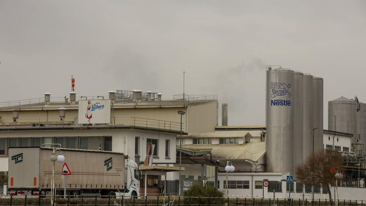 Planta de Nestlé, en Pontecesures.