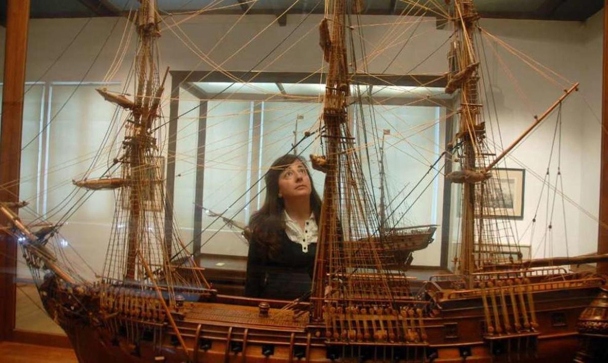 Una maqueta expuesta en la Sala Noble -en la segunda planta- del Museo Massó. // Gonzalo Núñez