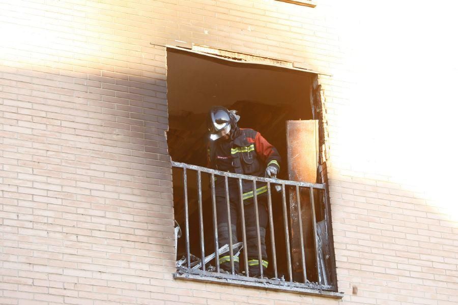 Incendio en una vivienda en Pinilla (Zamora)