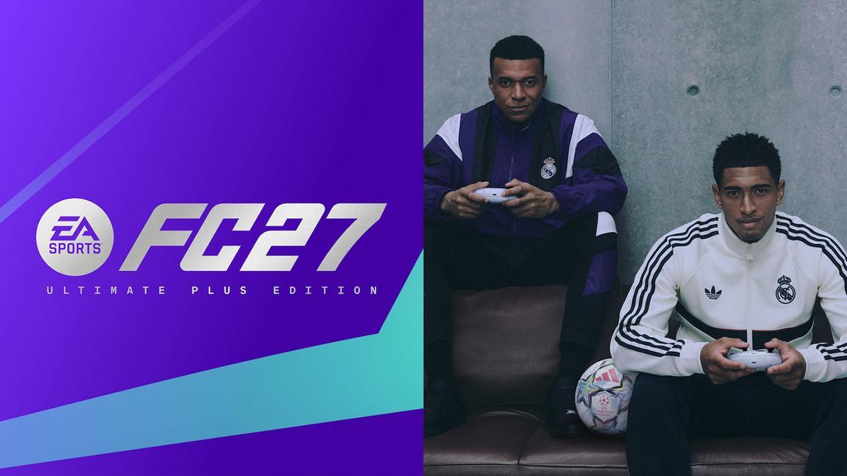 Portada del FC 27 de EA Sports con Mbappé y Bellingham.