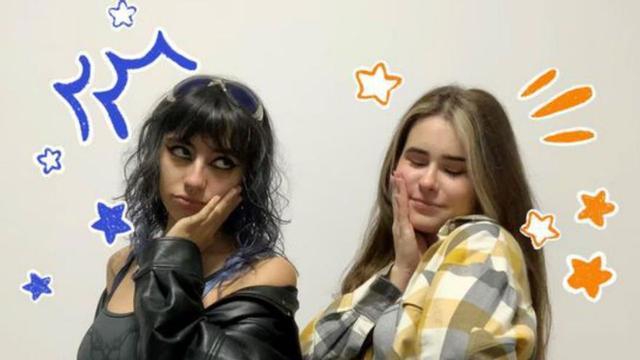 Ene (esquerda) e Alba Chan.