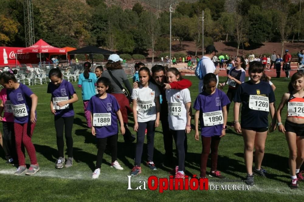 Final Cross Escolar de Lorca: Benjamin femenino