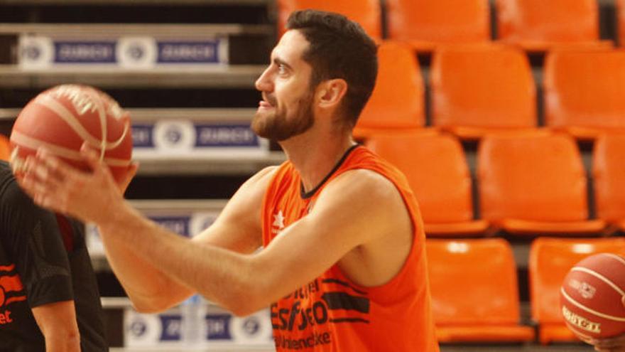 Sastre, durante un entrenamiento.