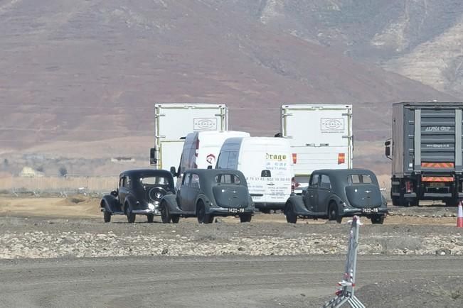 FUERTEVENTURA - BRAD PÌTT RODANDO UNA ESCENA DE LA PELICULA �?Allied�? - 24-05-16 - FOTO: GABRIEL FUSELLI