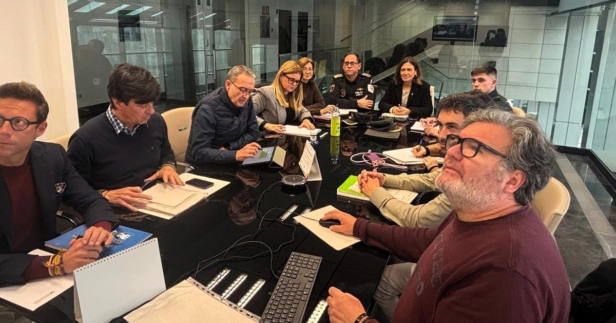 Imagen del Cecopal reunido esta tarde en Almassora.