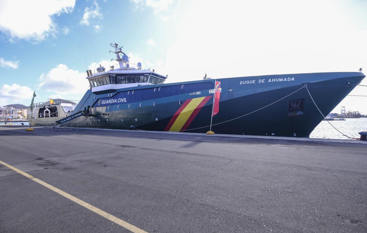 Recorrido por el buque Duque Ahumada, de la Guardia Civil