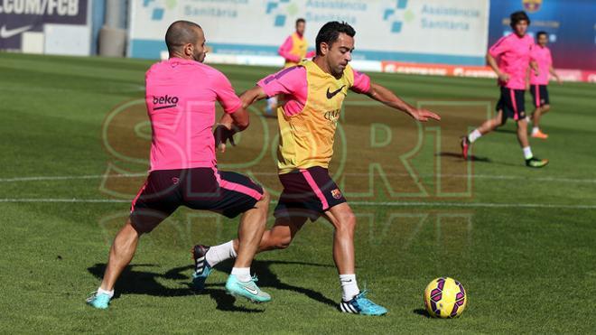 Los jugadores del Barça se lo pasan en grande preparando el Clásico