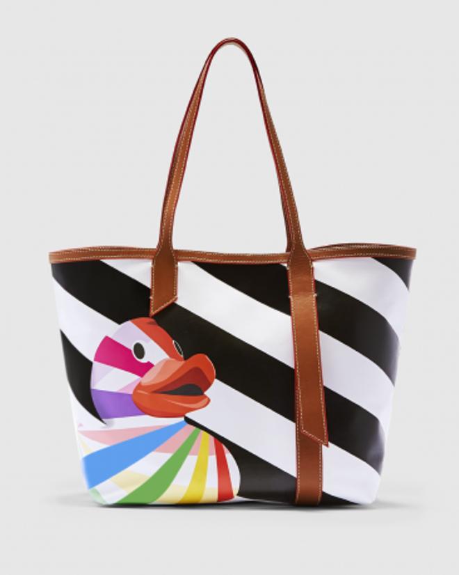 kiara-striped-leather-with-printed-duck-tote