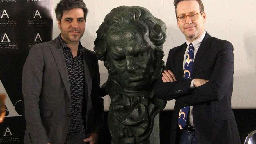 Presentación de la Gala de los Premios Goya, con Ernesto Sevilla y Joaquín Reyes. // Modempress