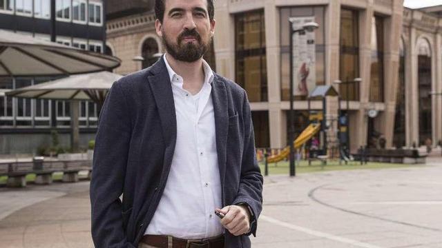 Bruno Sánchez-Andrade, en la plaza del Fresno.