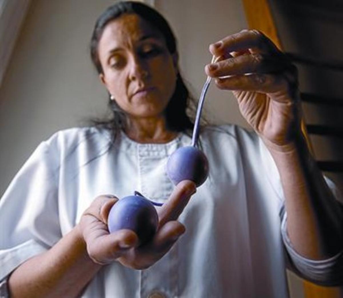 Boles de cautxú intravaginals, les denominades boles xineses, per exercitar la musculatura pelviana.