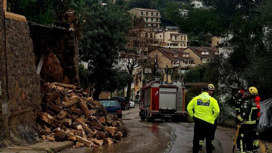 La borrasca Harry deja 26 incidentes leves en Mallorca y desborda un torrente en Sencelles