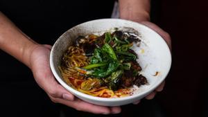 Uno de los platos veganos asiáticos del restaurante Desoriente.