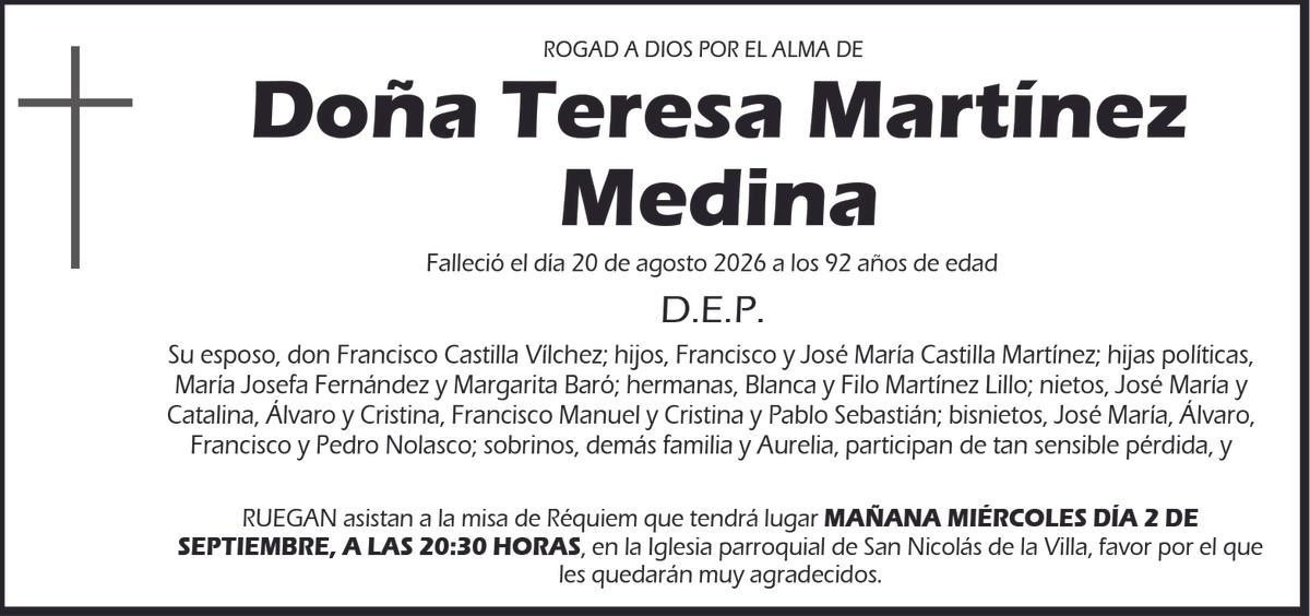 Teresa Martínez Medina
