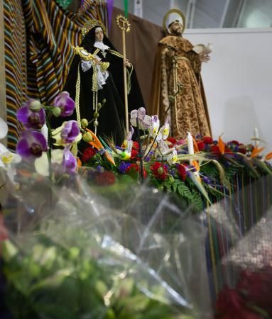 Primer día de la exposición de flores y plantas de las Fiestas de Mayo en el Recinto Ferial de Santa Cruz de Tenerife