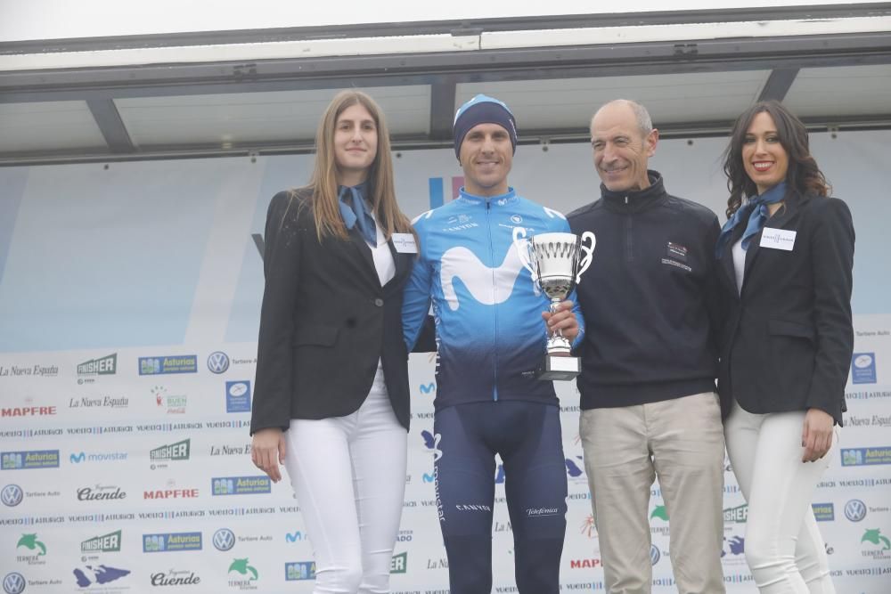 Segunda etapa de la Vuelta a Asturias entre Ribera de Arriba y el Alto del Acebo.