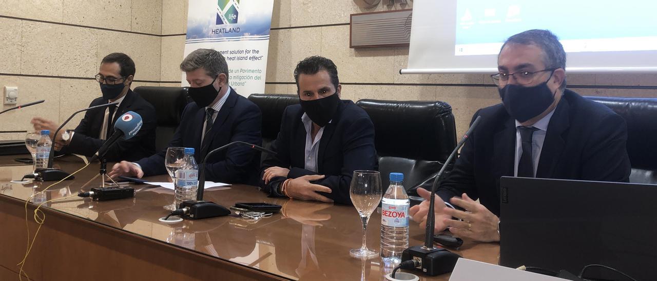 Mario Gómez y Juan Fernando Hernández Piernas estuvieron presentes en la presentación de los resultados del proyecto Heatland