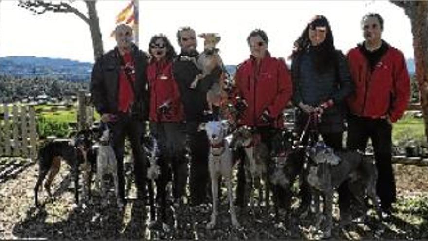 L&#039;equip de la Catalunya Central de Galgos 112