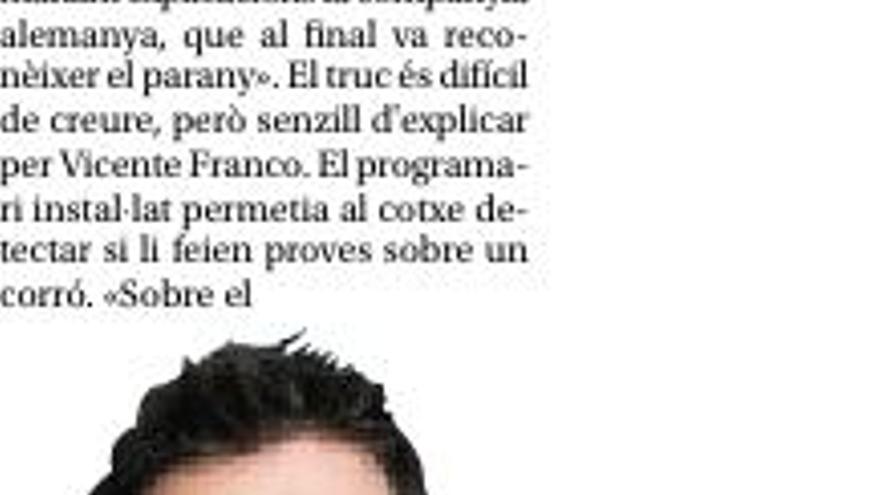 Vicente Franco, l&#039;investigador que ha participat en l&#039;estudi.