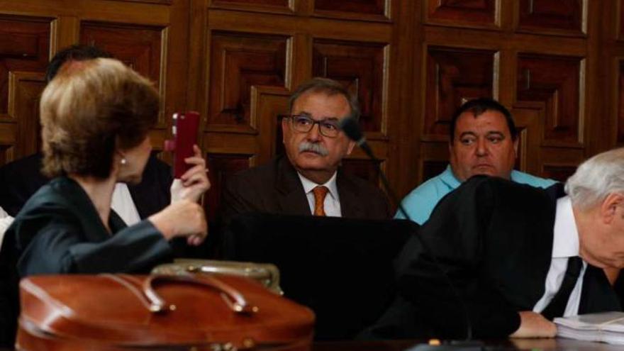 José Bahamonde, en el juicio celebrado en la Audiencia Provincial