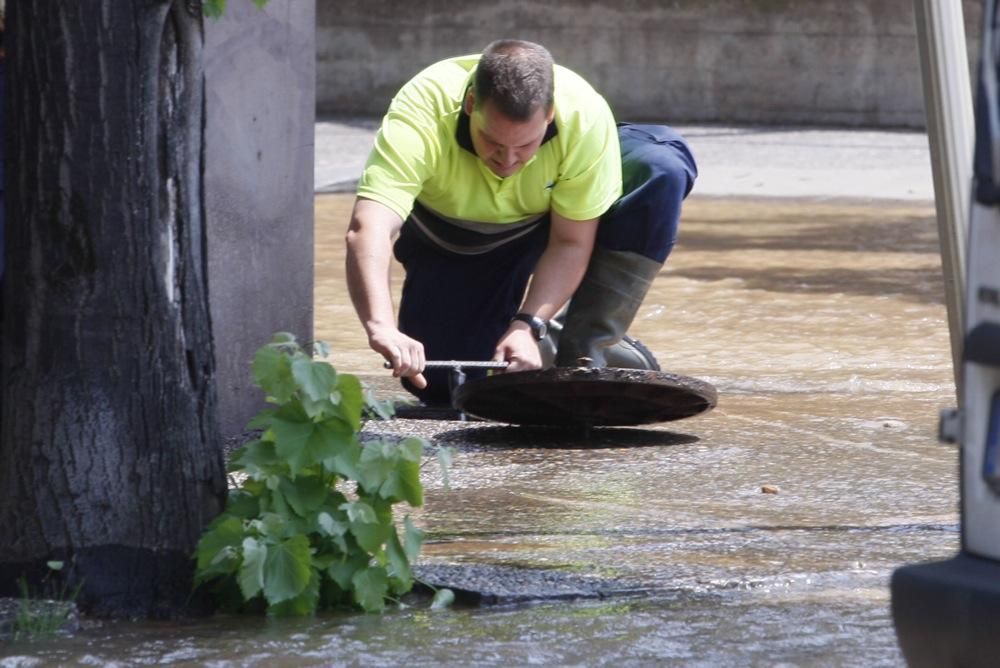 Inundació del Carrer Migdia de Girona