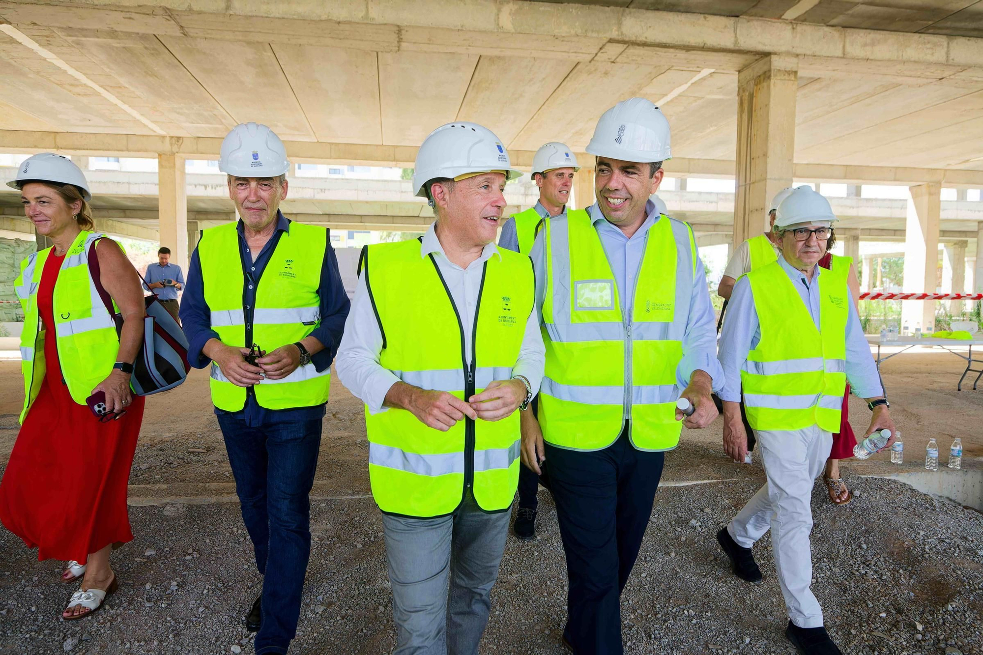 Visita de Mazón al futuro IES Jaume I de Burriana