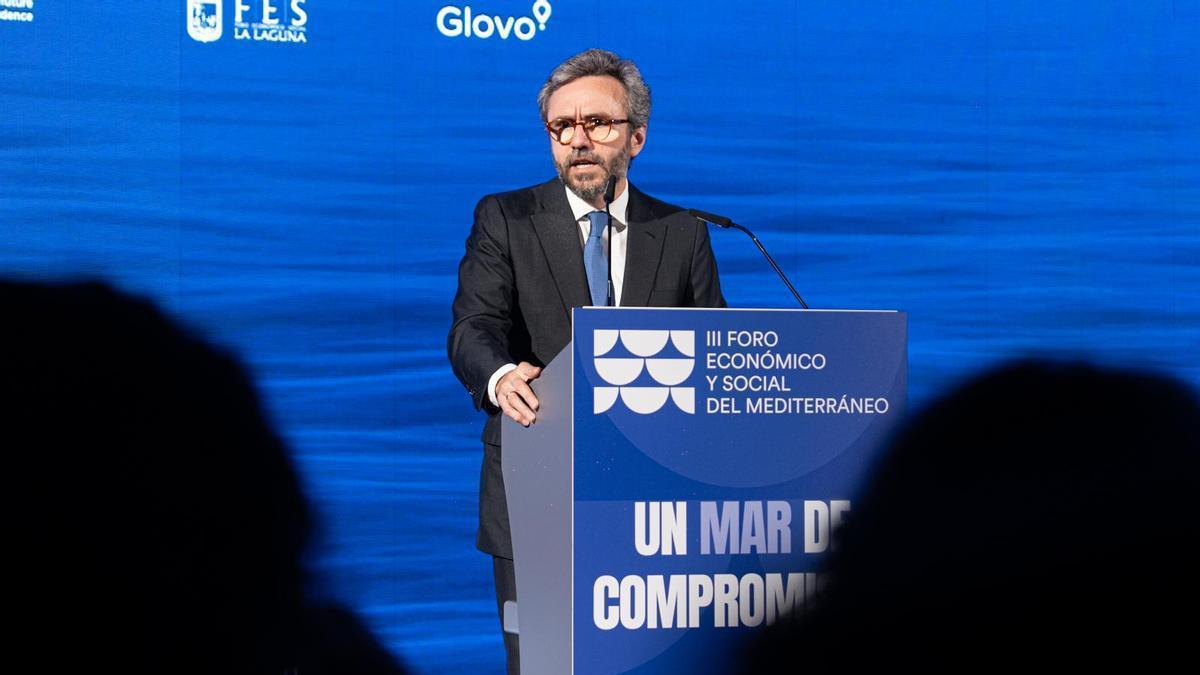 Aitor Moll clausura el III Foro Mediterráneo