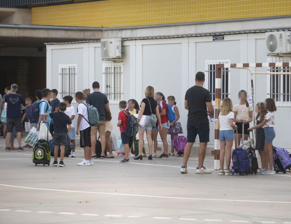 Vuelta al cole en el CEIP Les Palmeres de Canet d'En Berenguer