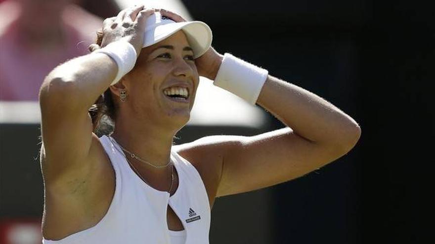 Muguruza se mete en cuartos de final en Wimbledon