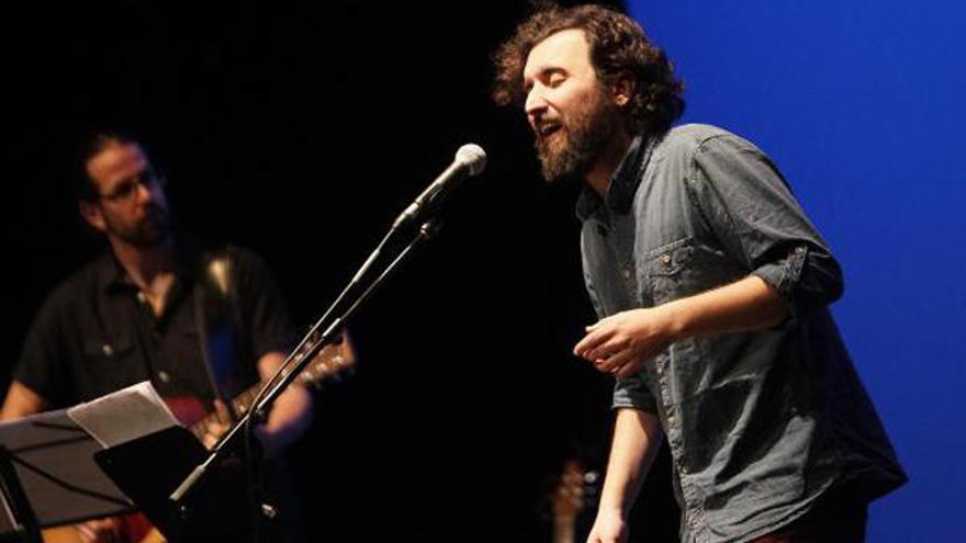 César de Centi, en concierto en A Coruña.