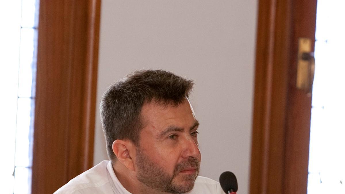 Antonio Orea, portavoz del PSOE en el Ayuntamiento de Canals, en una imagen de archivo