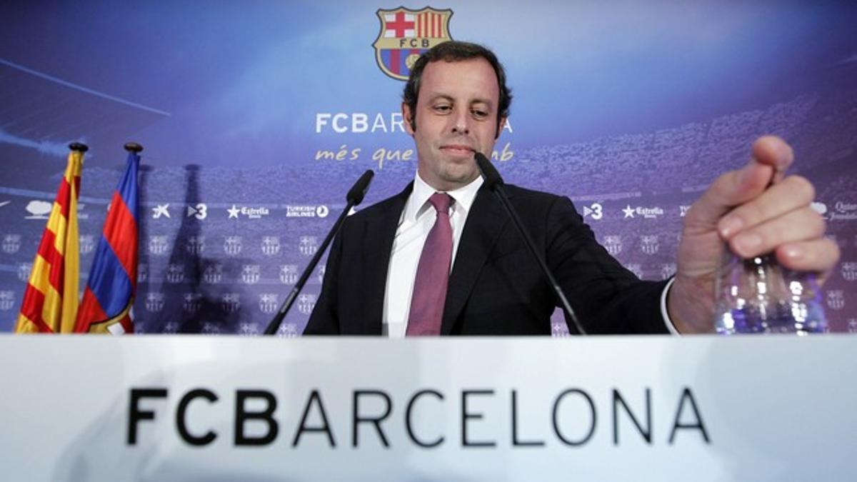 Las diez frases de la rueda de prensa de Sandro Rosell