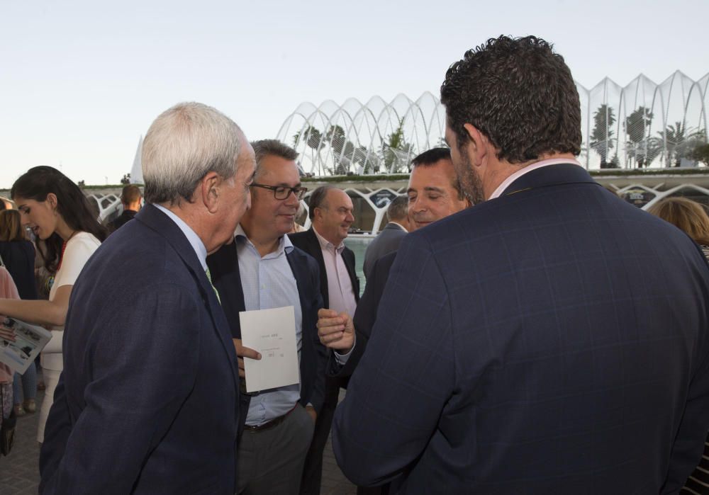 Presentación de las esculturas de Valdés en la Ciudad de las Artes y las Ciencias